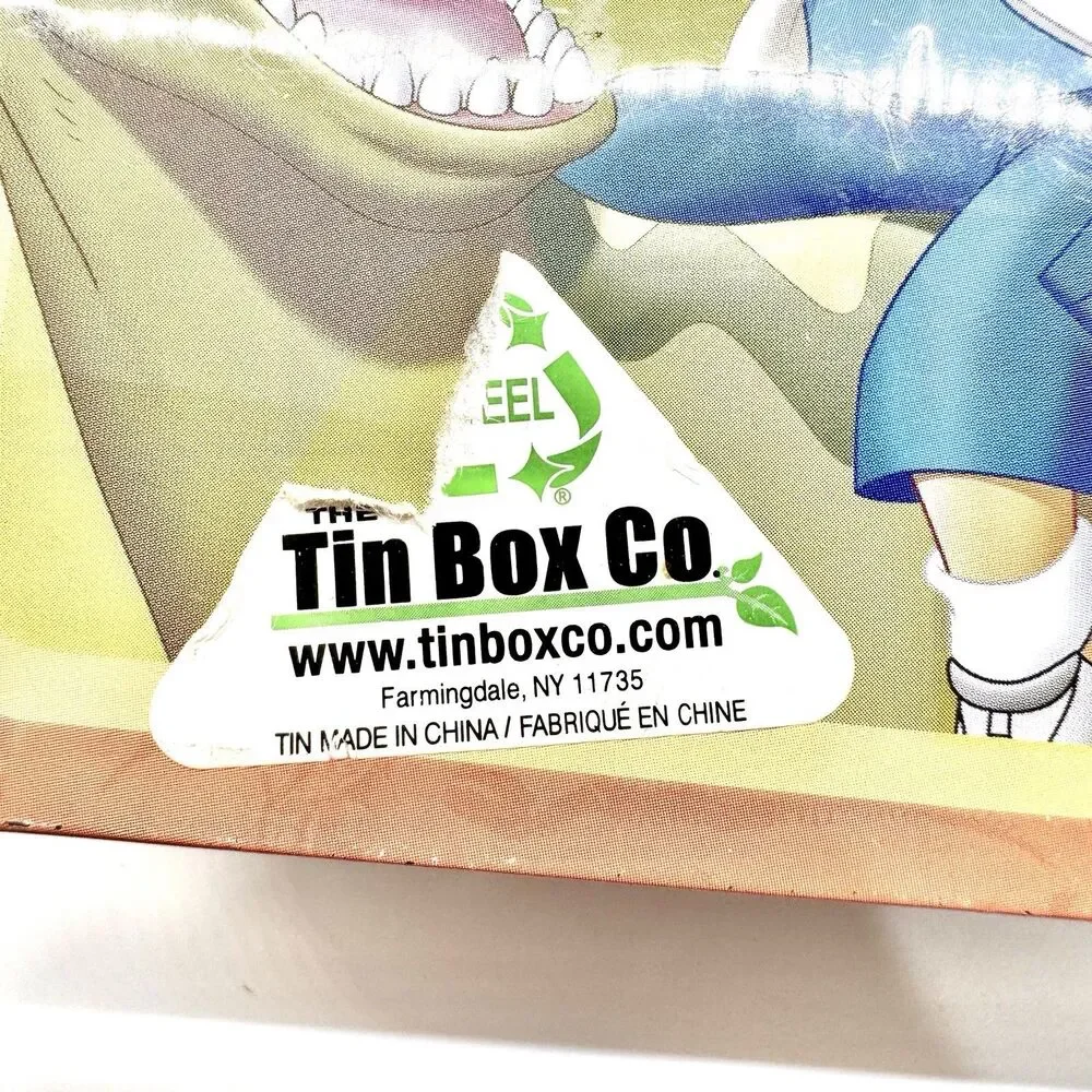 Go Diego Go Dinosaur Mission Tin Lunch Box Nick Jr 2013 Viacom Yellow Orange